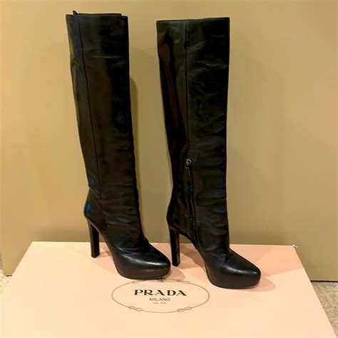 prada biker boots ebay|Prada calzature donna boots.